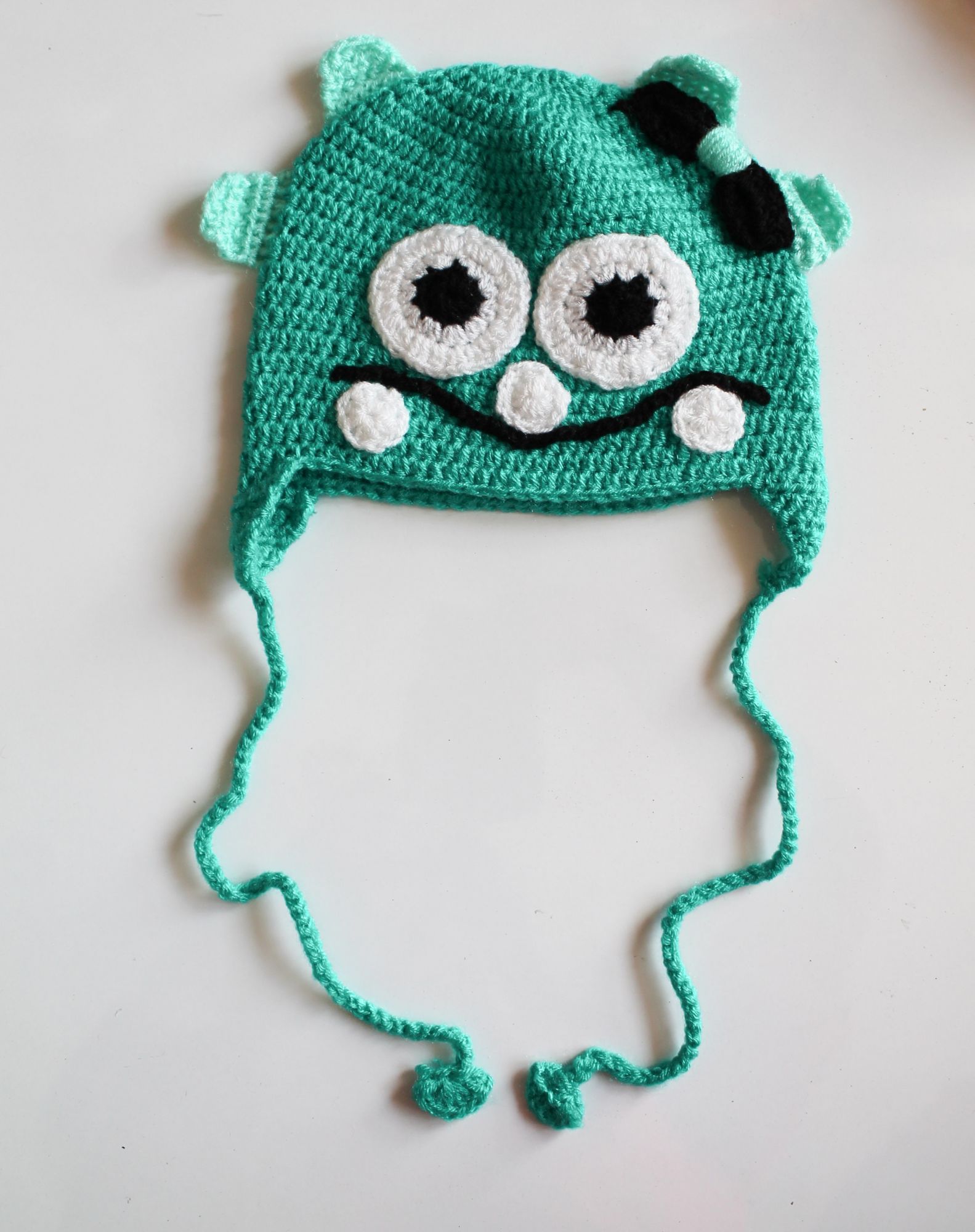 Woonie Handmade Green Devil Cap