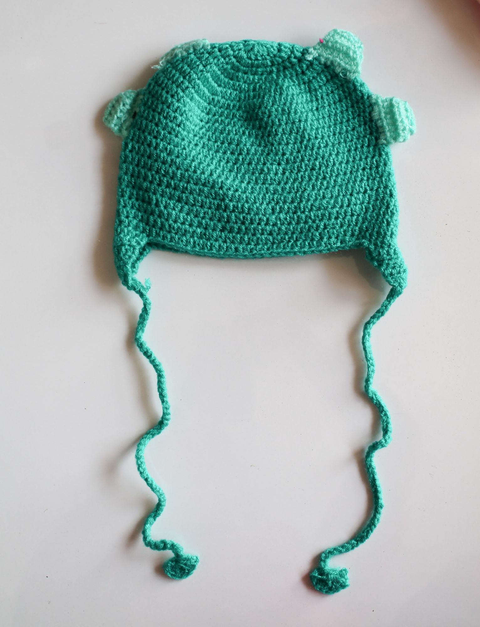 Woonie Handmade Green Devil Cap