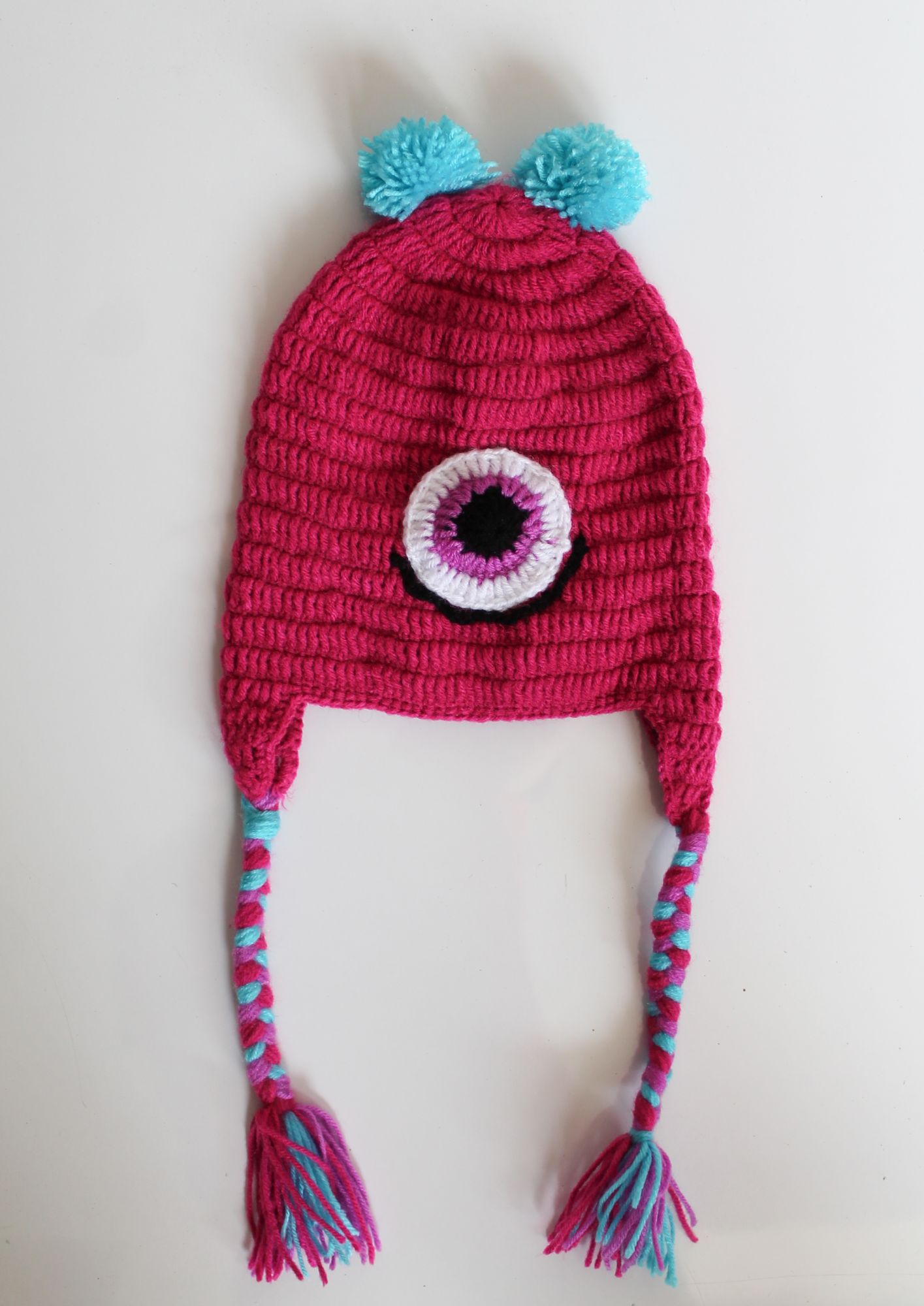 Woonie Handmade Pink Devil Cap