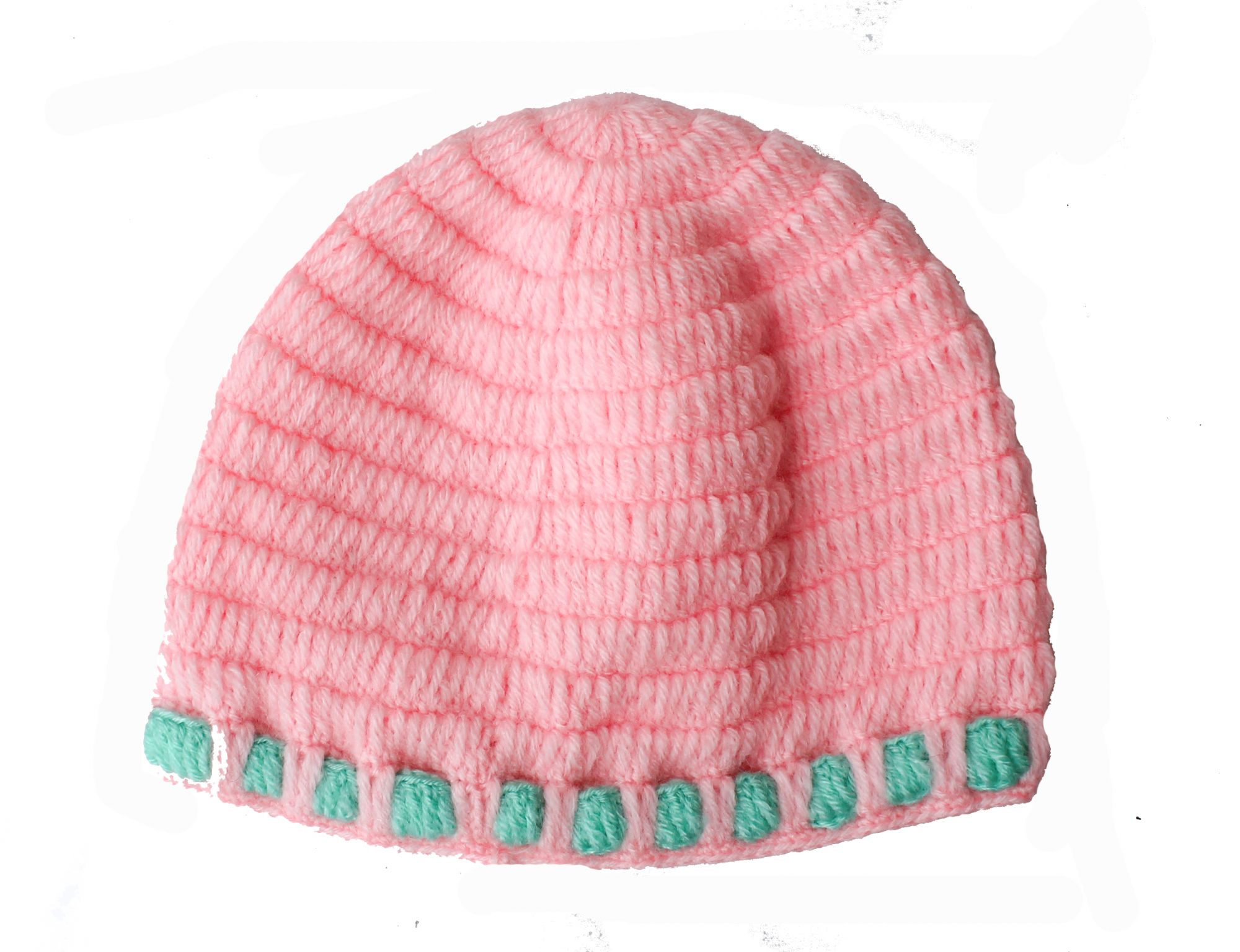 Woonie Handmade Green Bow Cap