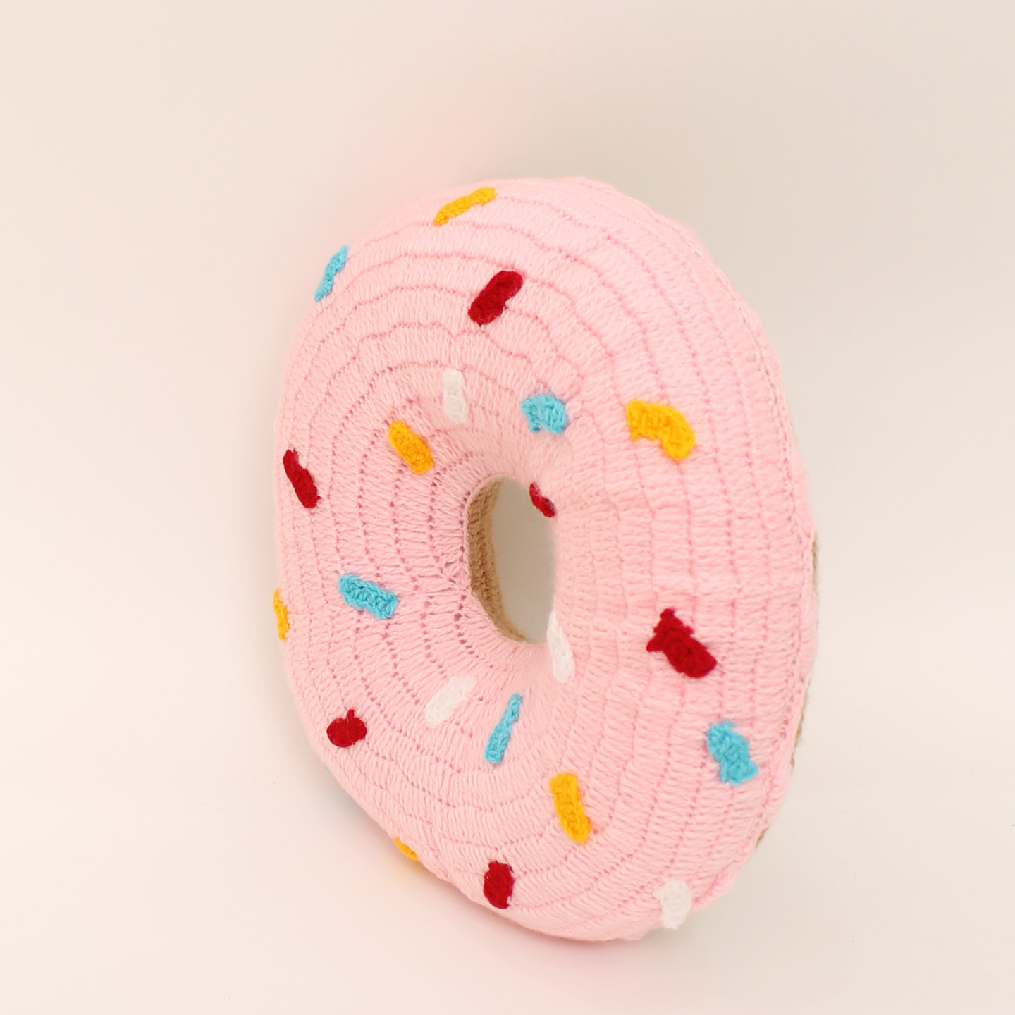 Woonie Handmade Donut Cuddle Cushion - Pink