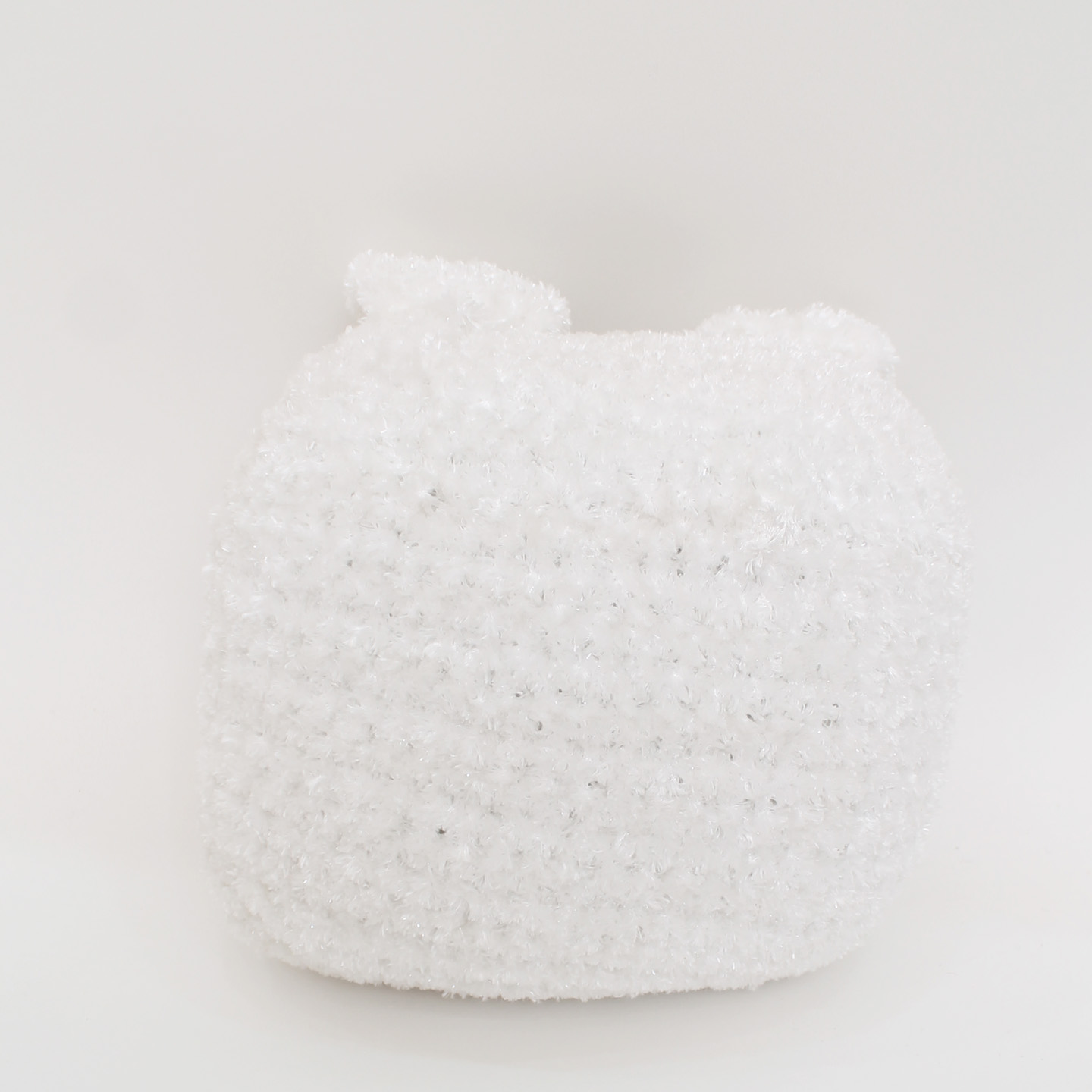 Woonie Handmade Bunny Cuddle Cushion - White