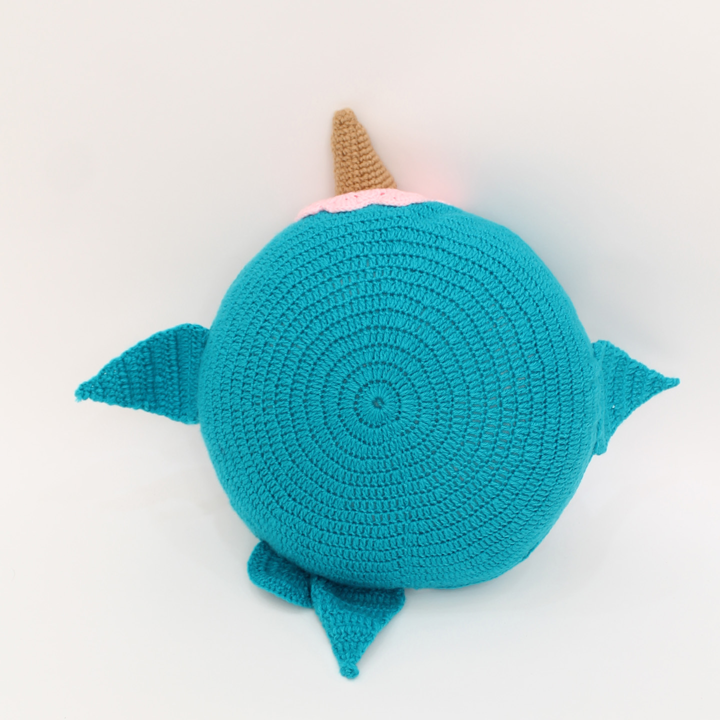 Woonie Handmade Dolphin Cuddle Cushion - Blue