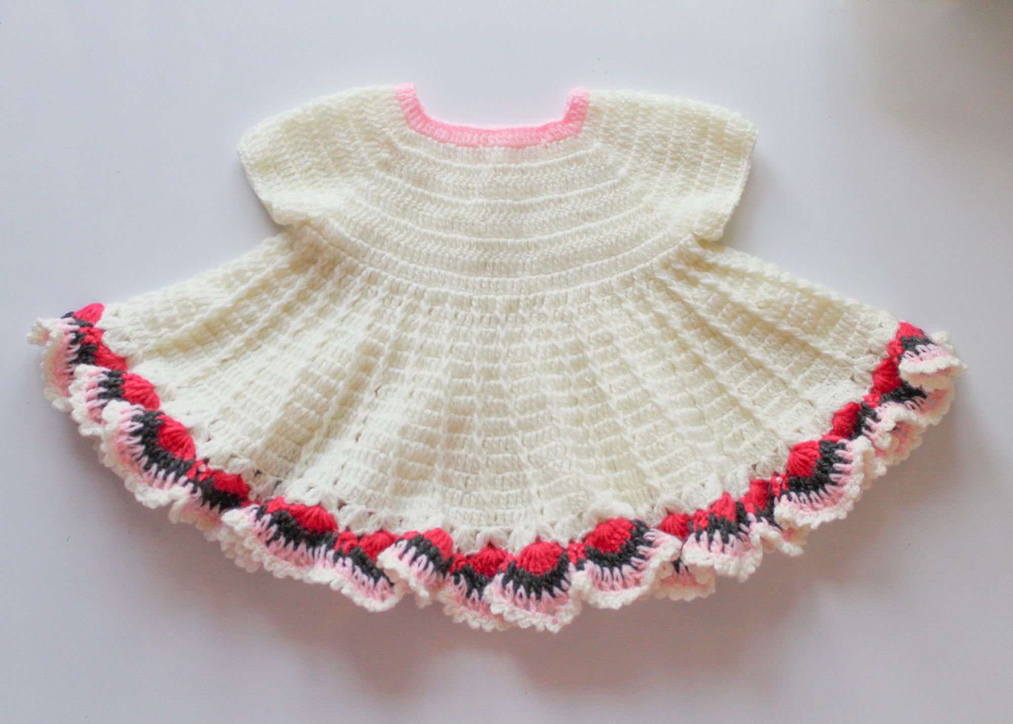 Woonie Handmade Woolen Heavy Flare Princess Frock