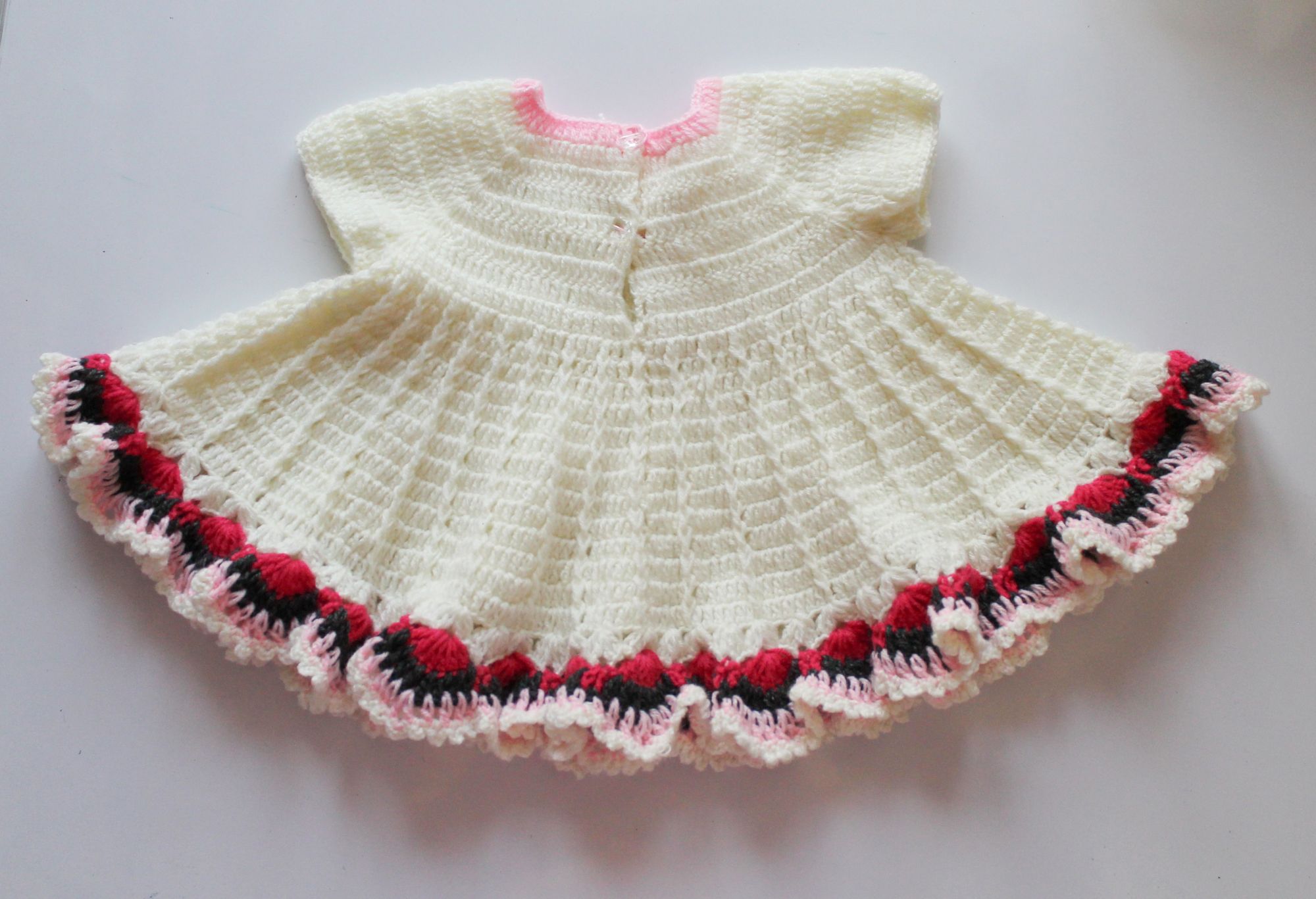 Woonie Handmade Woolen Heavy Flare Princess Frock