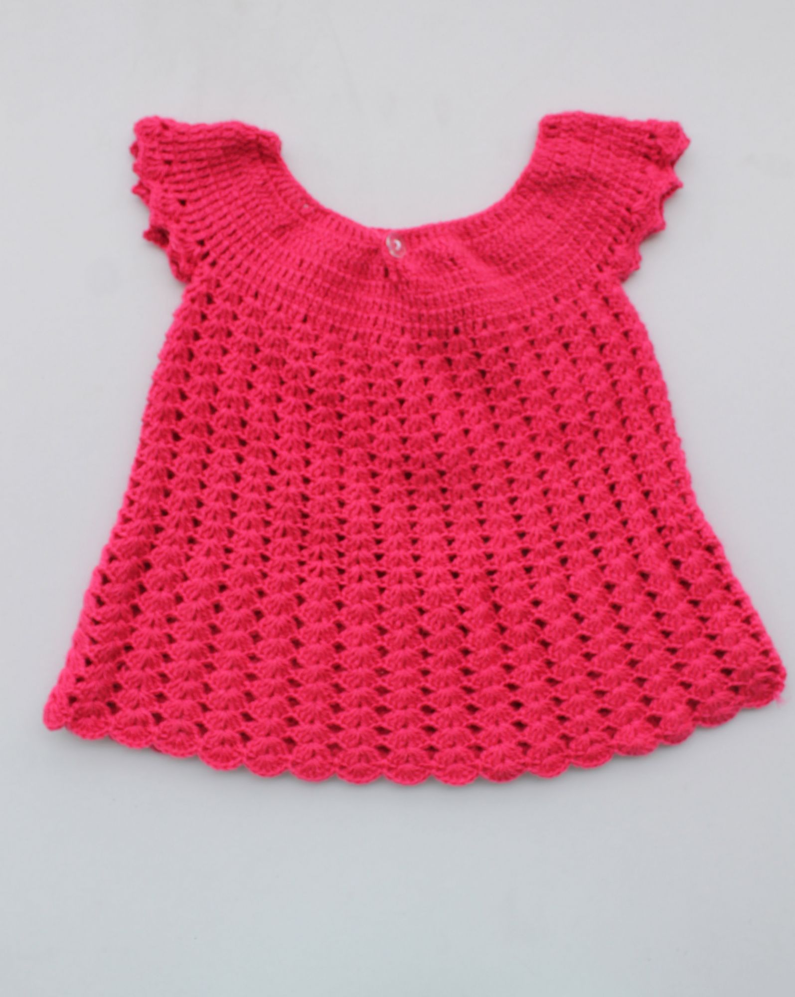 Woonie Sleeveless Flowers Applique Frock - Pink