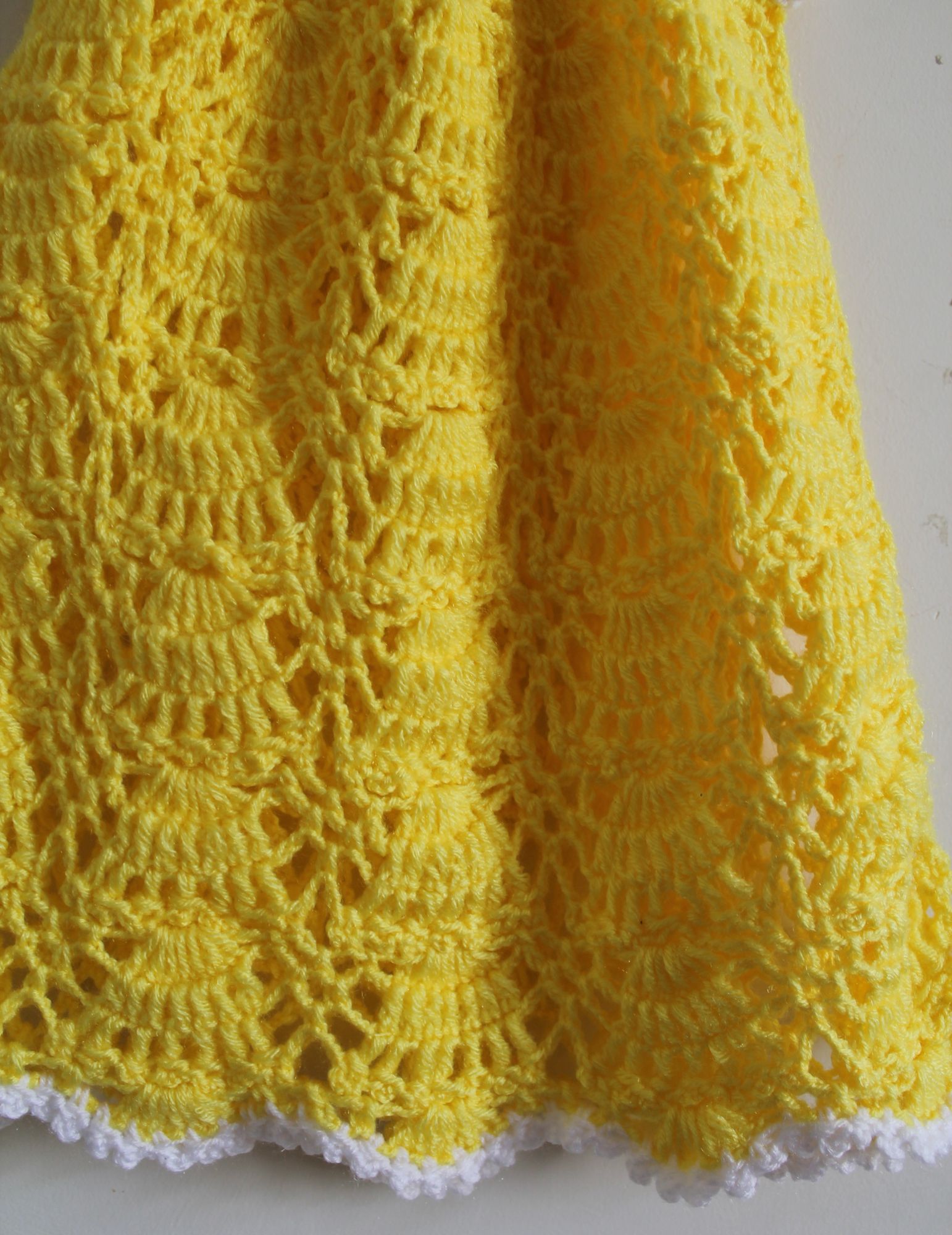Woonie Short Sleeves Floral Design Handmade Dress With Headband - Yellow