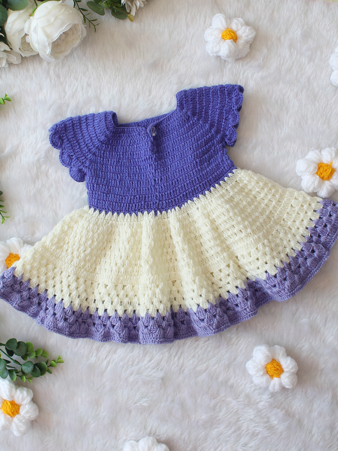 Lavender Floral Applique Dress