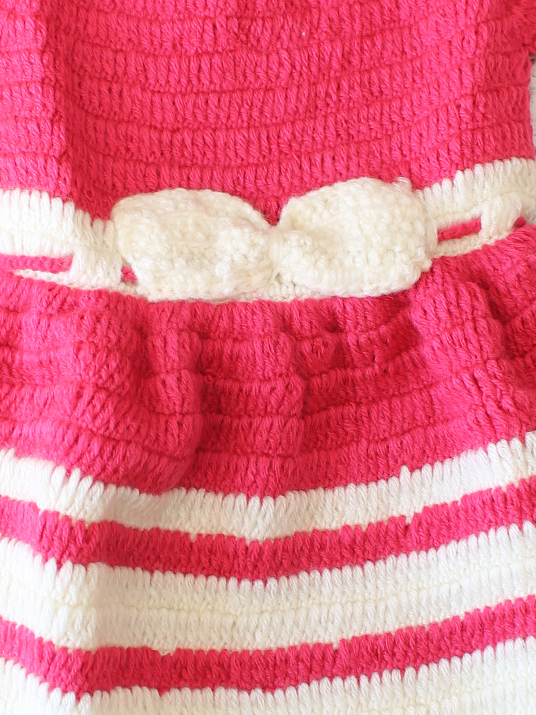 Woonie Bow Detailed Floral - Pink