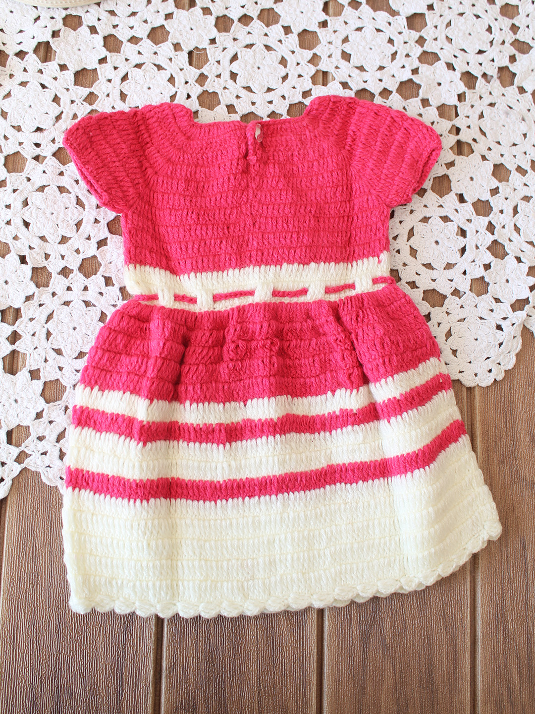 Woonie Bow Detailed Floral - Pink