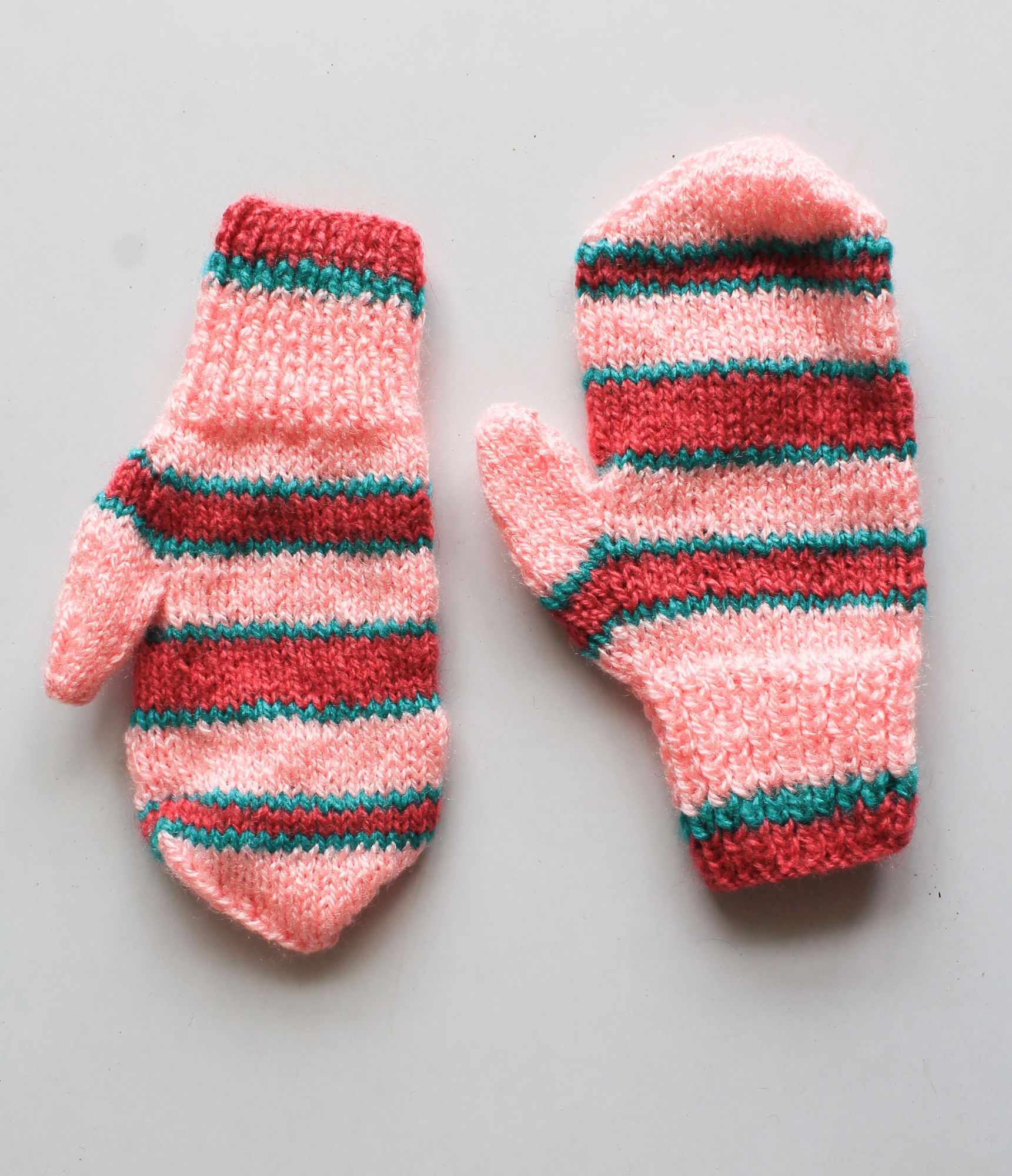 Woonie Handmade Fish Gloves - Pink