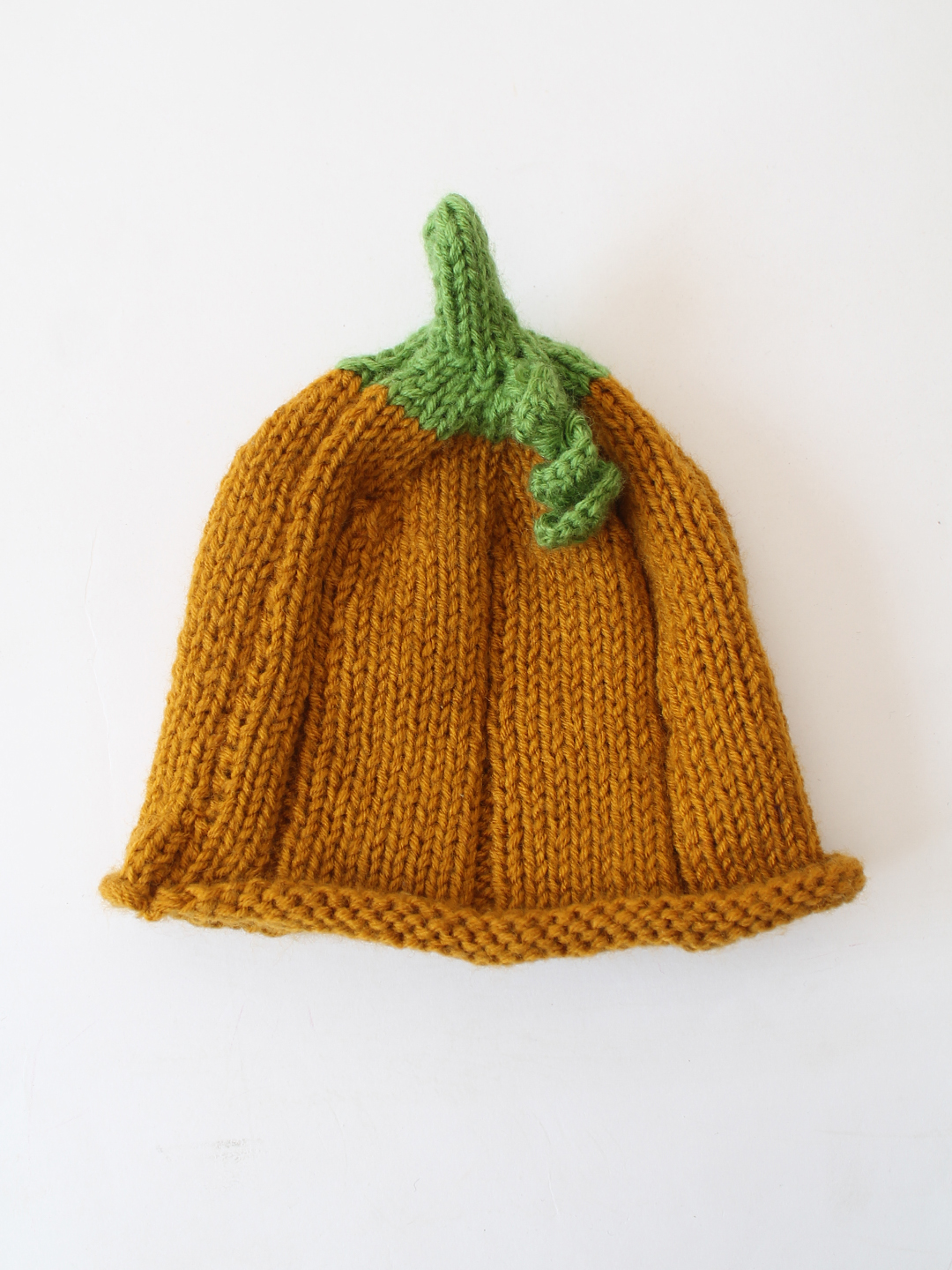 Pumpkin Cap with Matching Mittens and Socks Set - Mustard