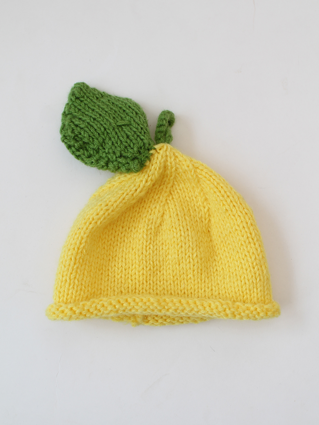 Woonie Handknitted Lemon Cap, Mittens and Socks Set - Yellow