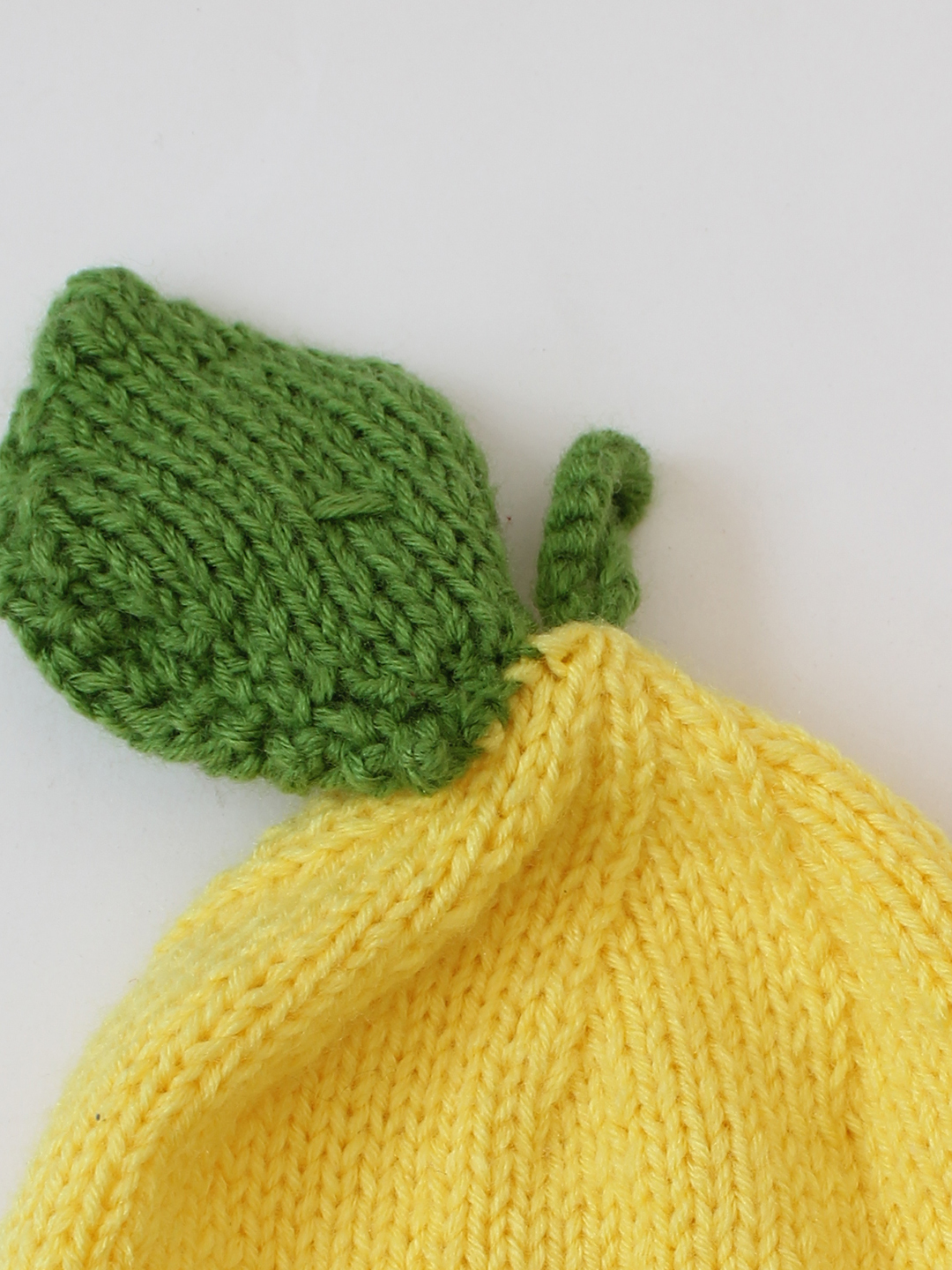 Woonie Handknitted Lemon Cap, Mittens and Socks Set - Yellow