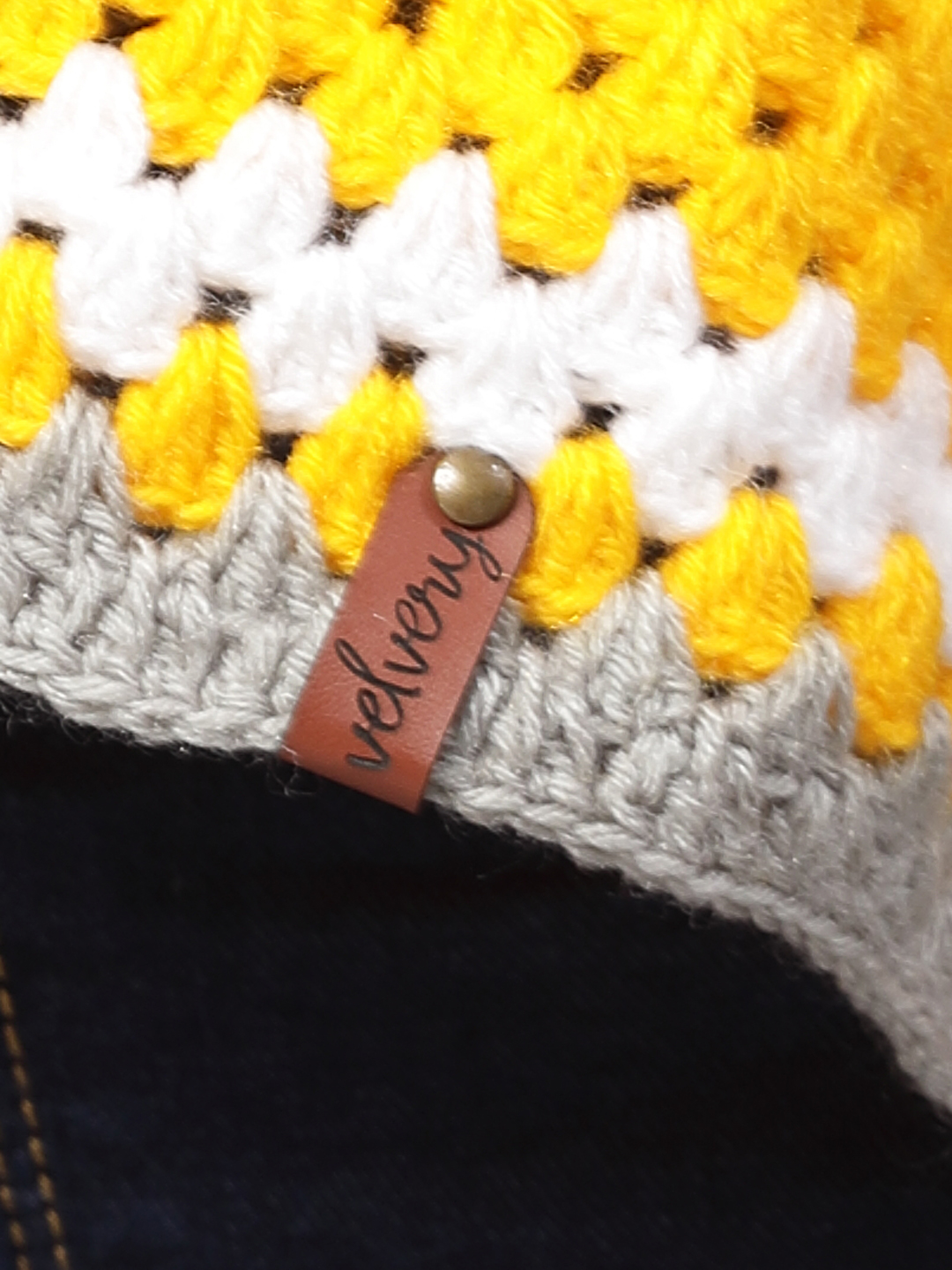 Crochet Cape for Women - Bright Yellow