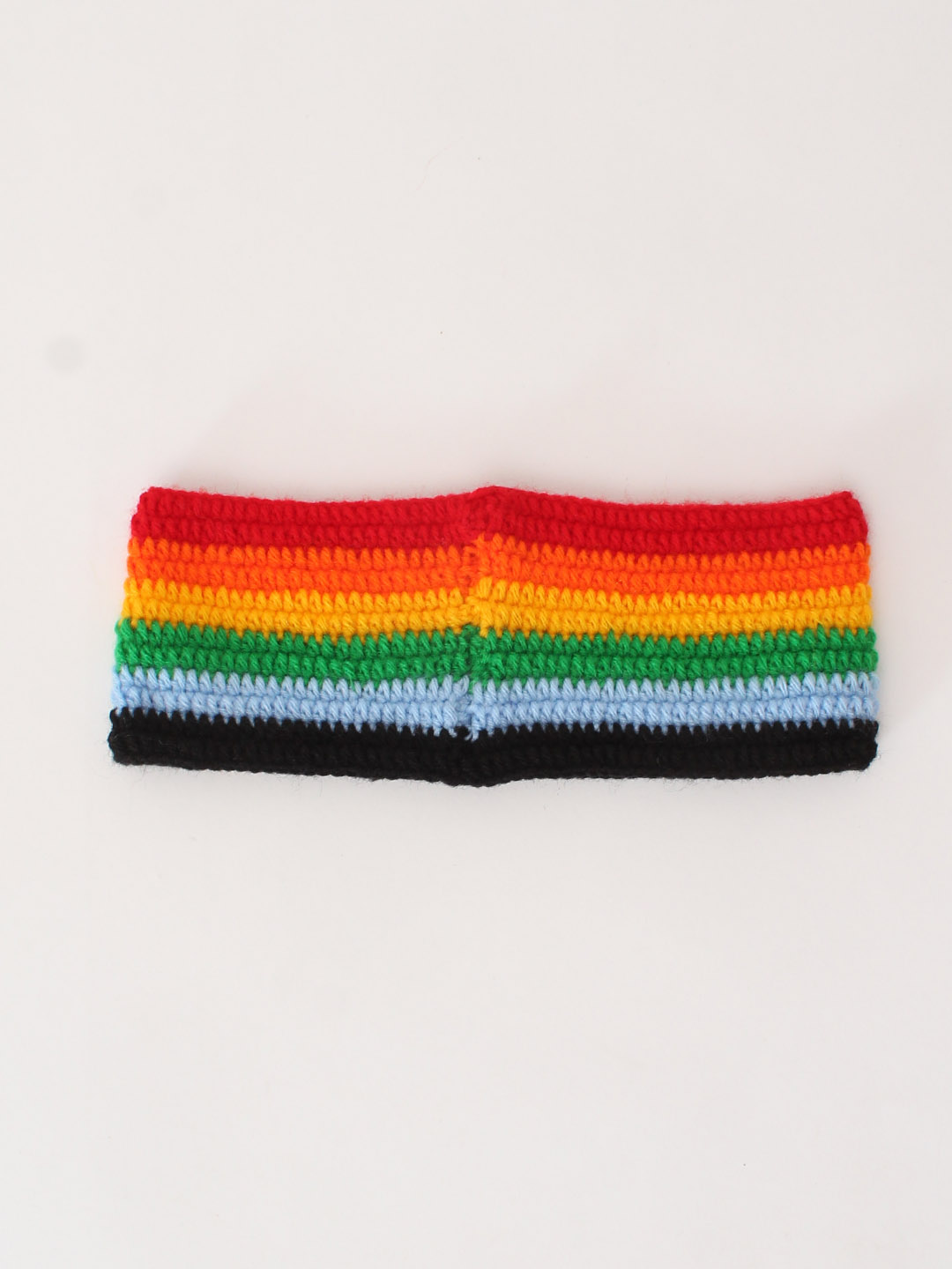 Crochet Rainbow Winter Headband for Women - Multi