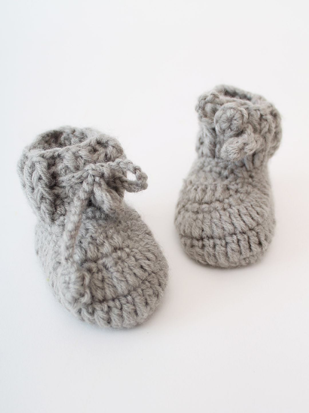 Crochet Winter Cloud Jumpsuit with Hood and Boots - Grey