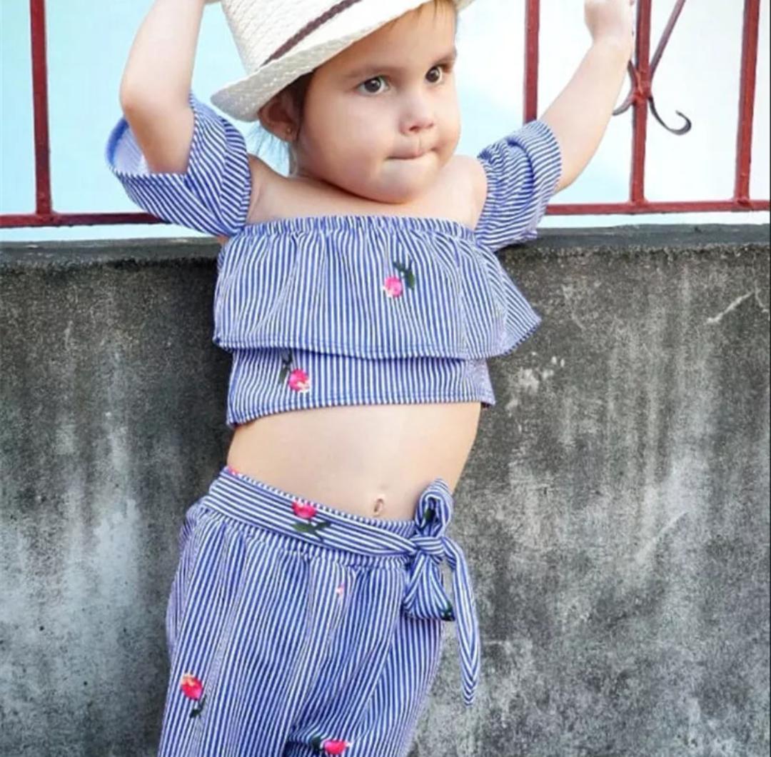Crop Top with Culottes