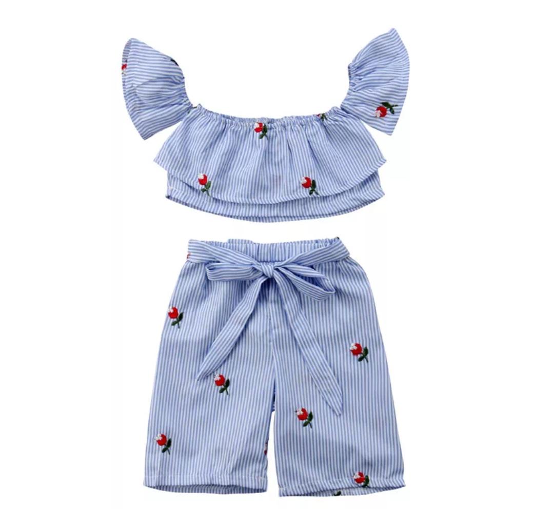 Crop Top with Culottes