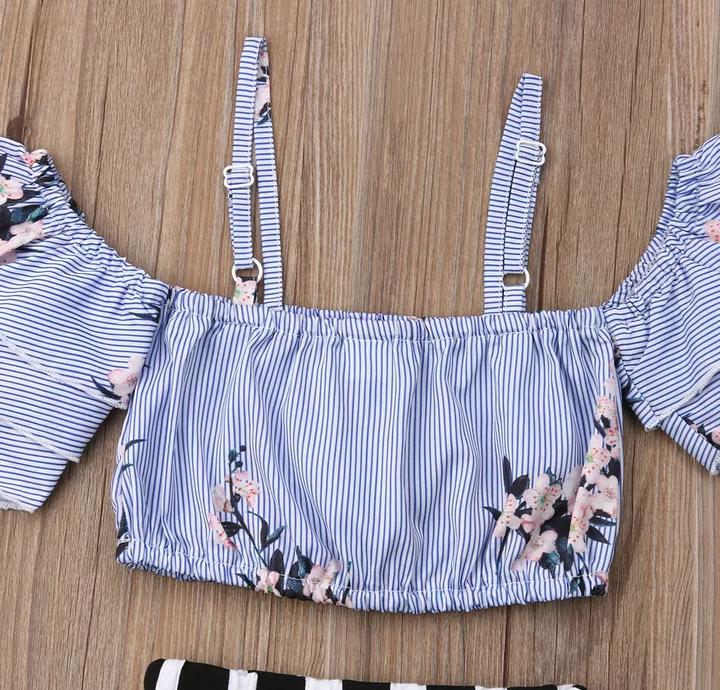 Crop Top With Pencil Skirt