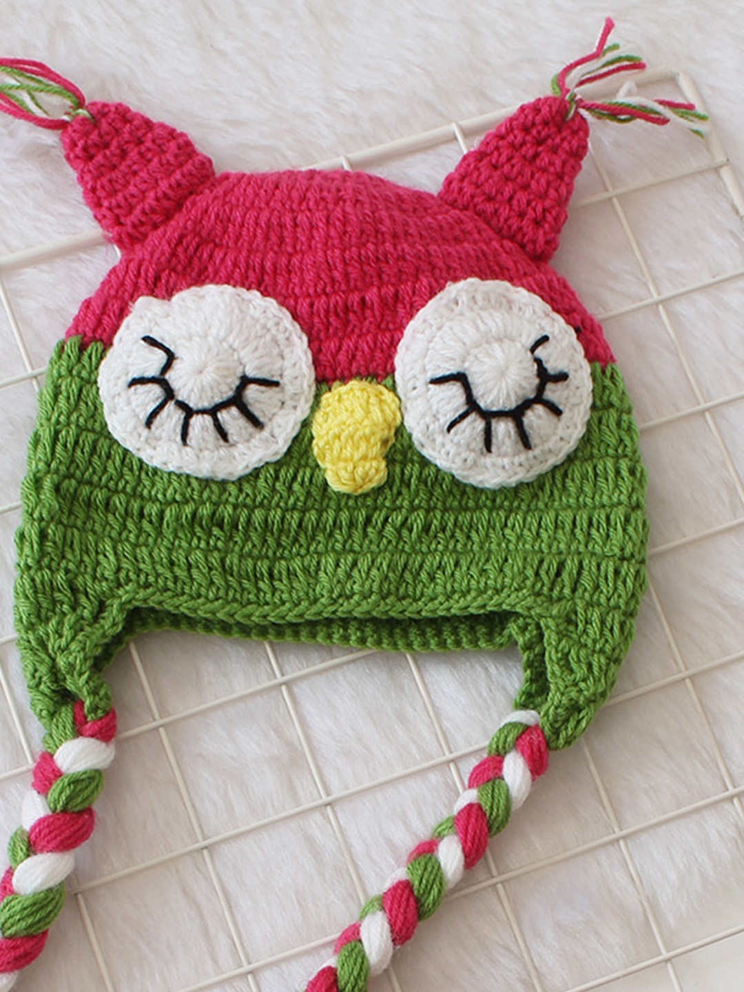 Woonie  Owl Design Photography Prop  Pink