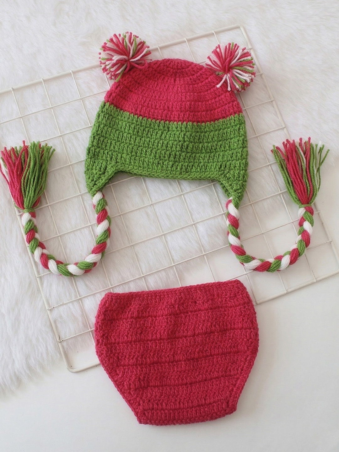 Woonie  Owl Design Photography Prop  Pink