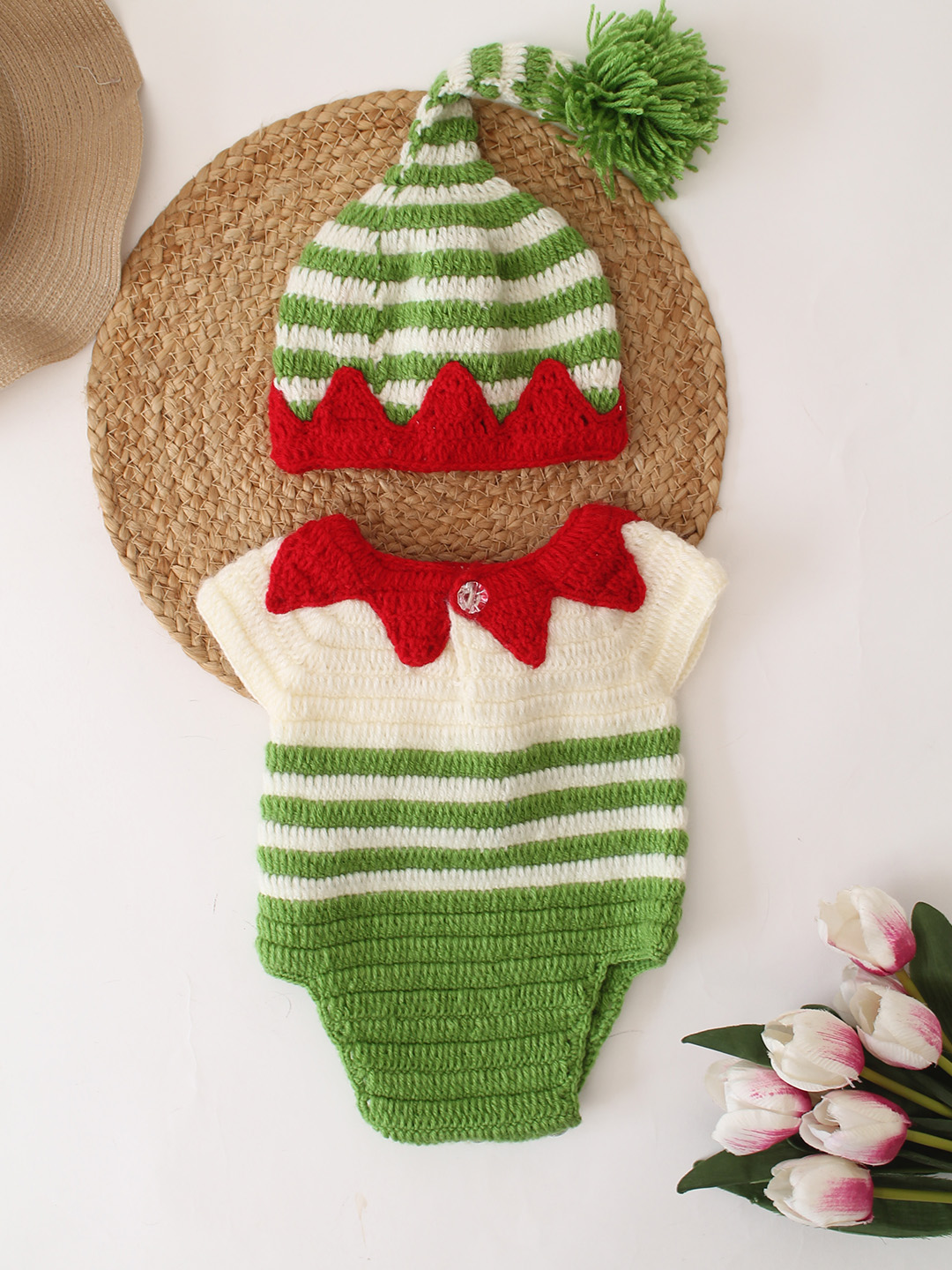 Woonie  Christmas Eif Photography Set  Multi