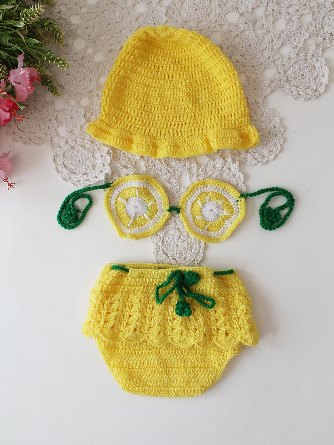 Woonie Lemon Design Photography Props - Yellow