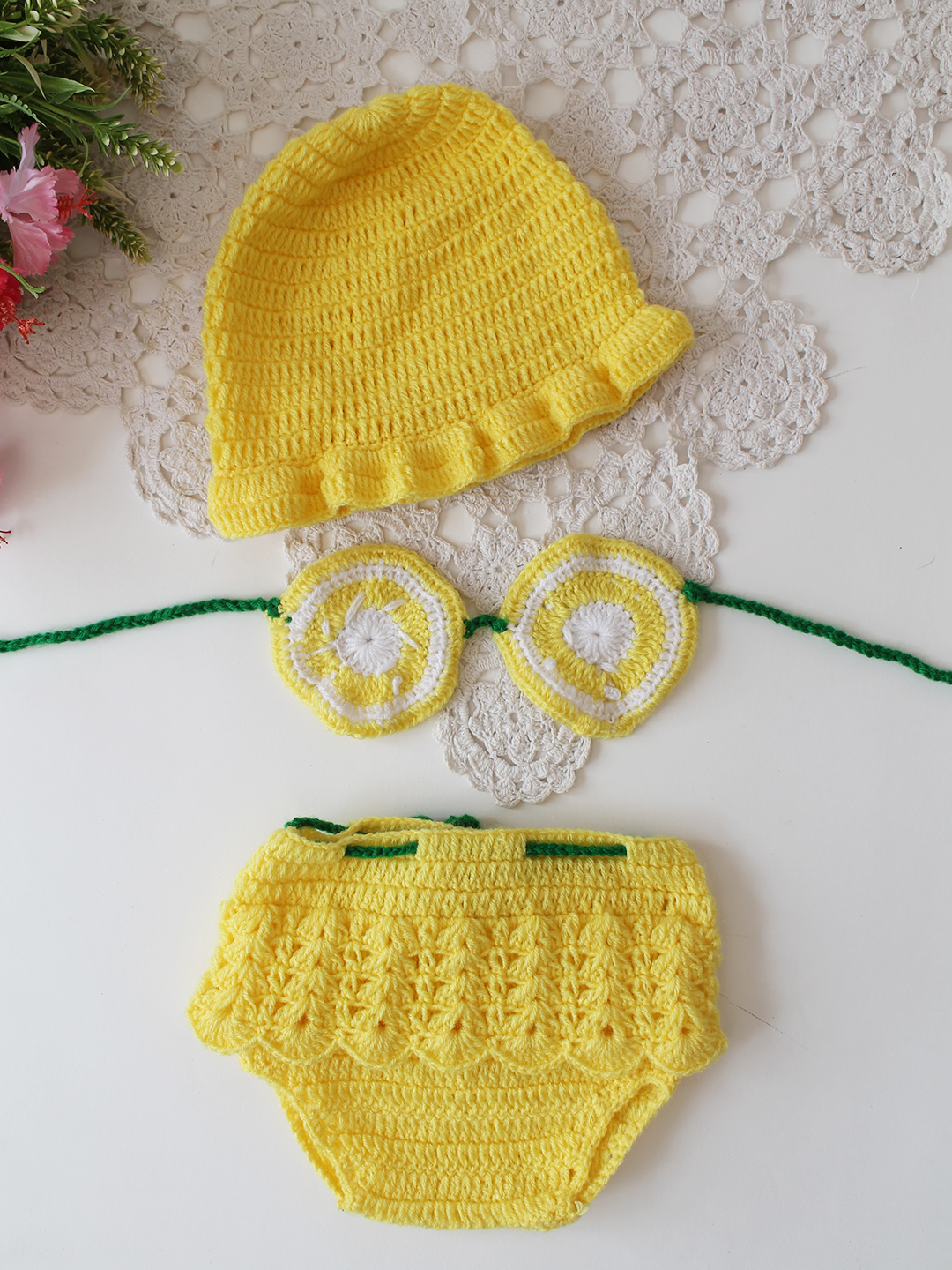 Woonie Lemon Design Photography Props - Yellow