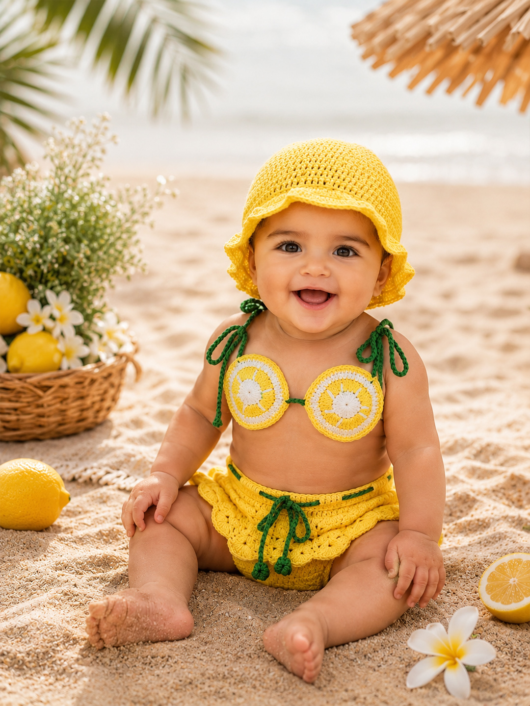Woonie Lemon Design Photography Props - Yellow