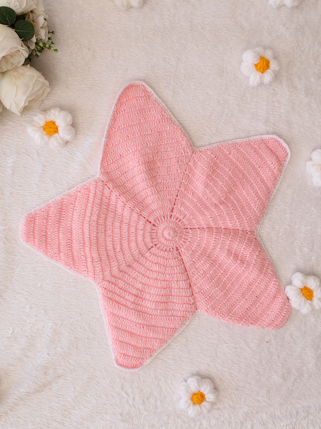 Woonie Newborn Star Shaped Photography Prop - Pink