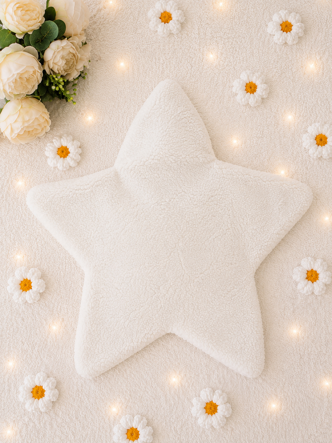 Woonie Star Baby Sherpa Costume - Cream