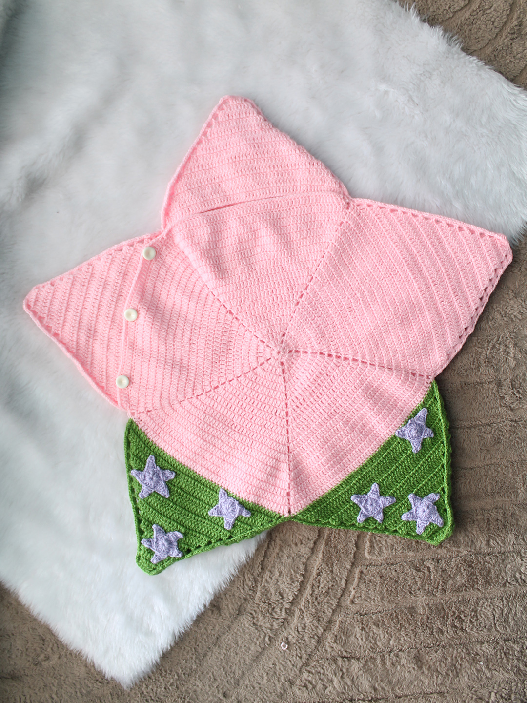 Woonie StarSnug Baby Sleeping Bag - Pink
