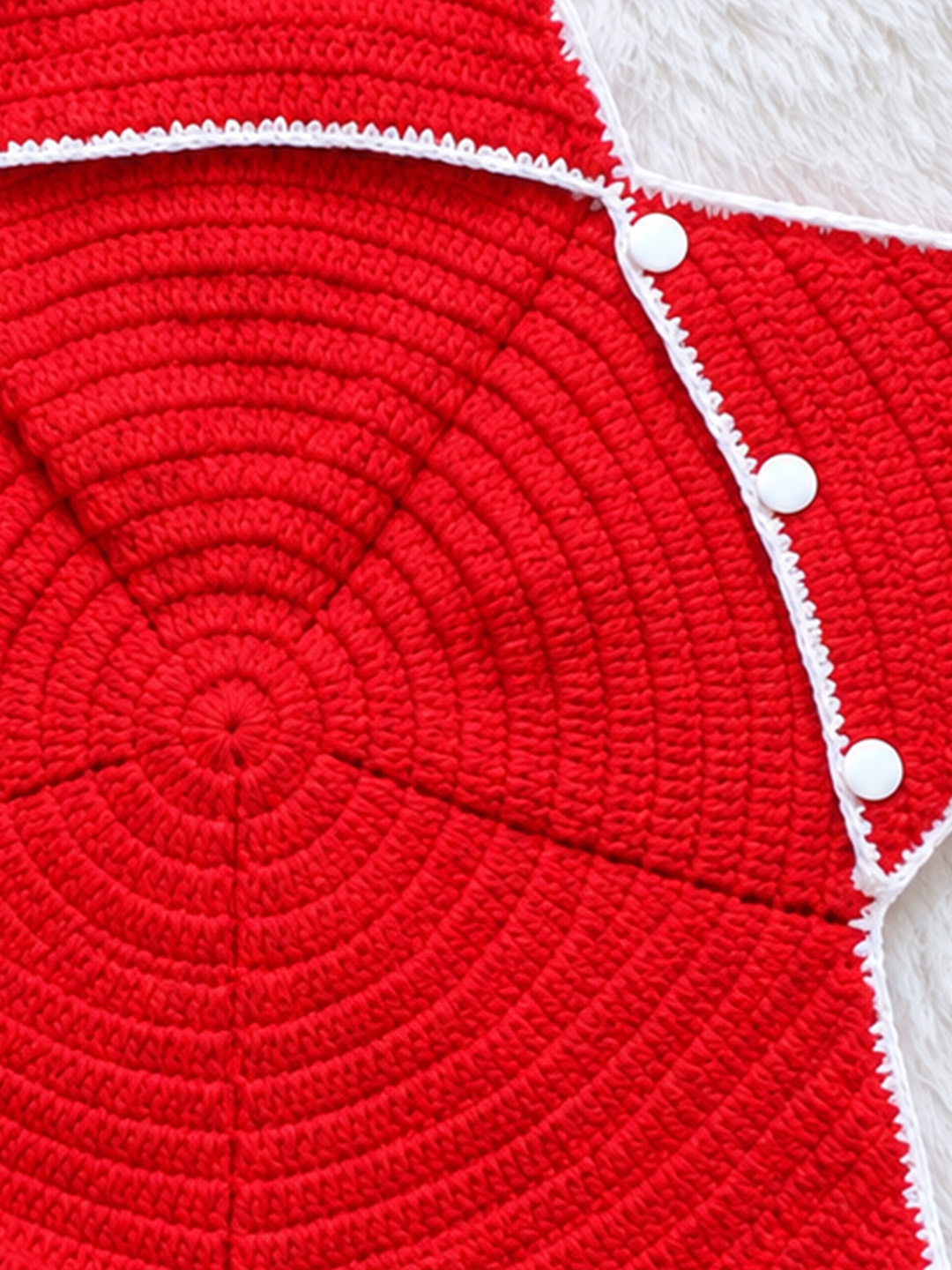 Woonie Newborn Star Shaped Photography Prop - Red
