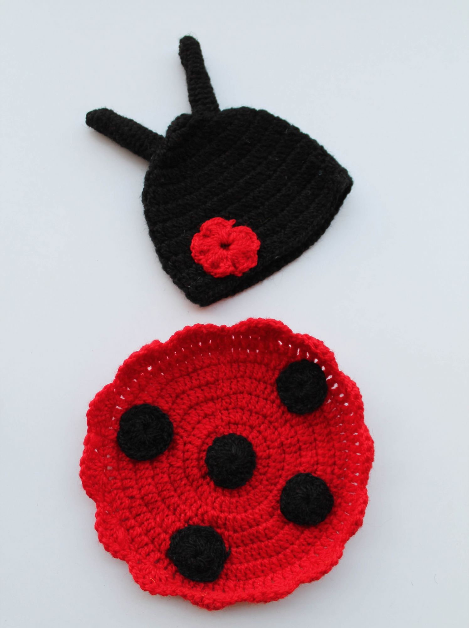 Woonie Handmade Two Pieces Photo Props - Black
