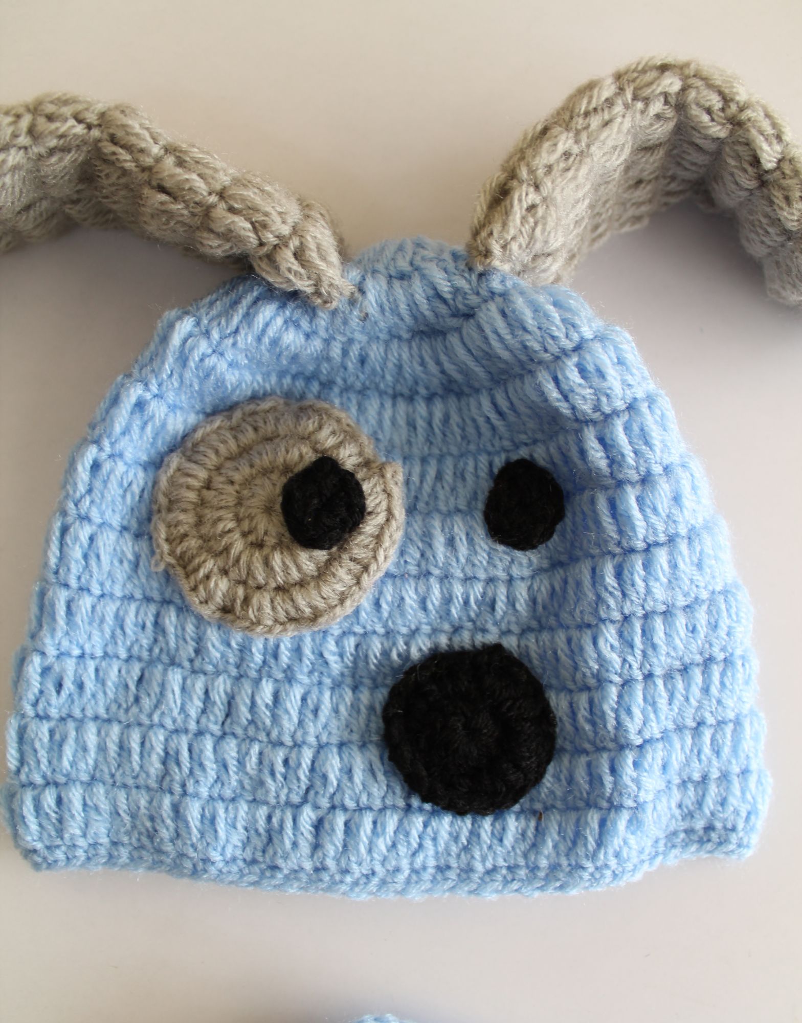 Woonie Dog Detailing Cap With Bloomer - Blue