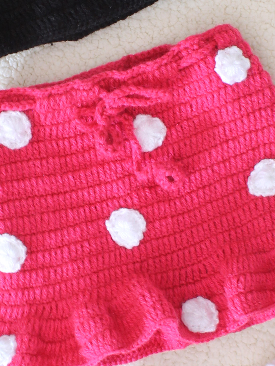 Polka Dot Infant Photo Shoot Props - Pink