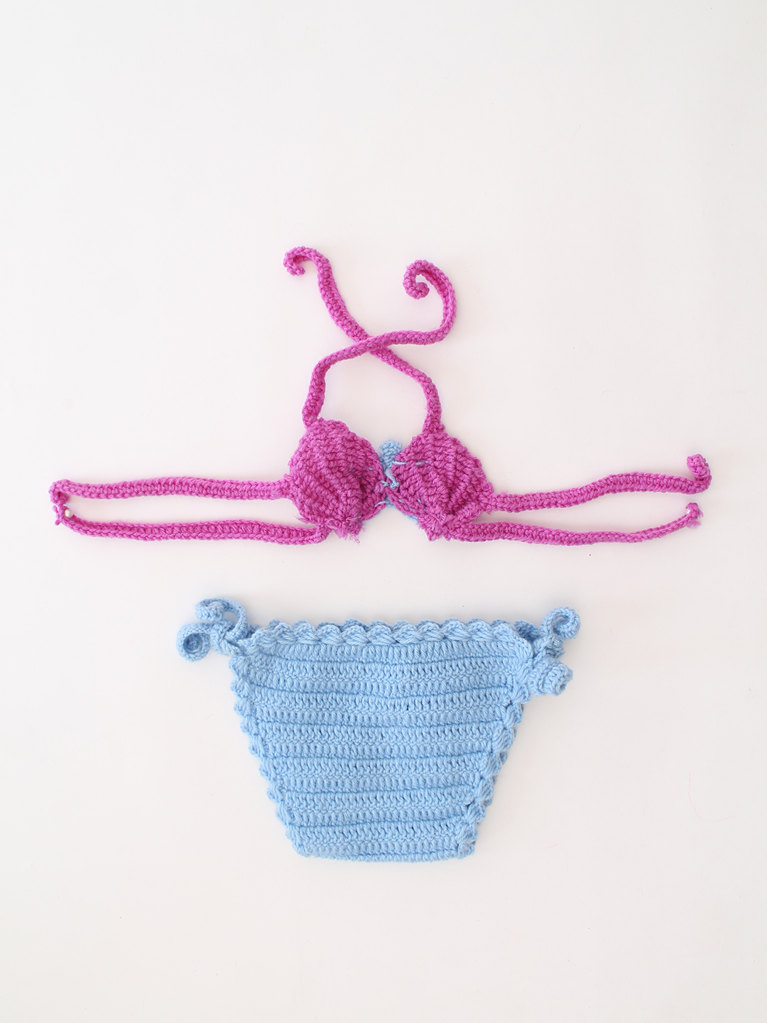Starfish Applique Props for Infant Photography - Blue