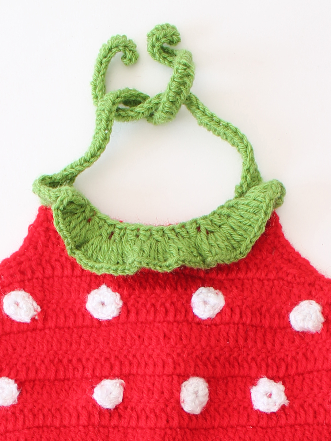 Strawberry Shape Newborn Photography Prop - Red