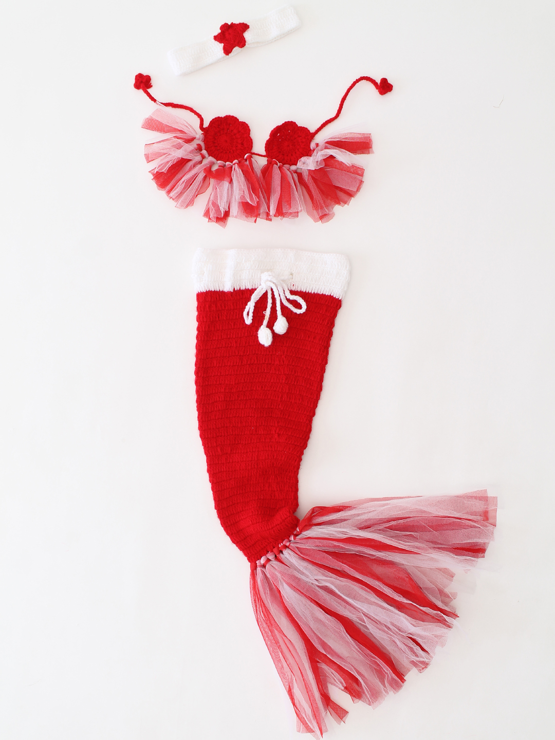 Mermaid Photoshoot Props - Red