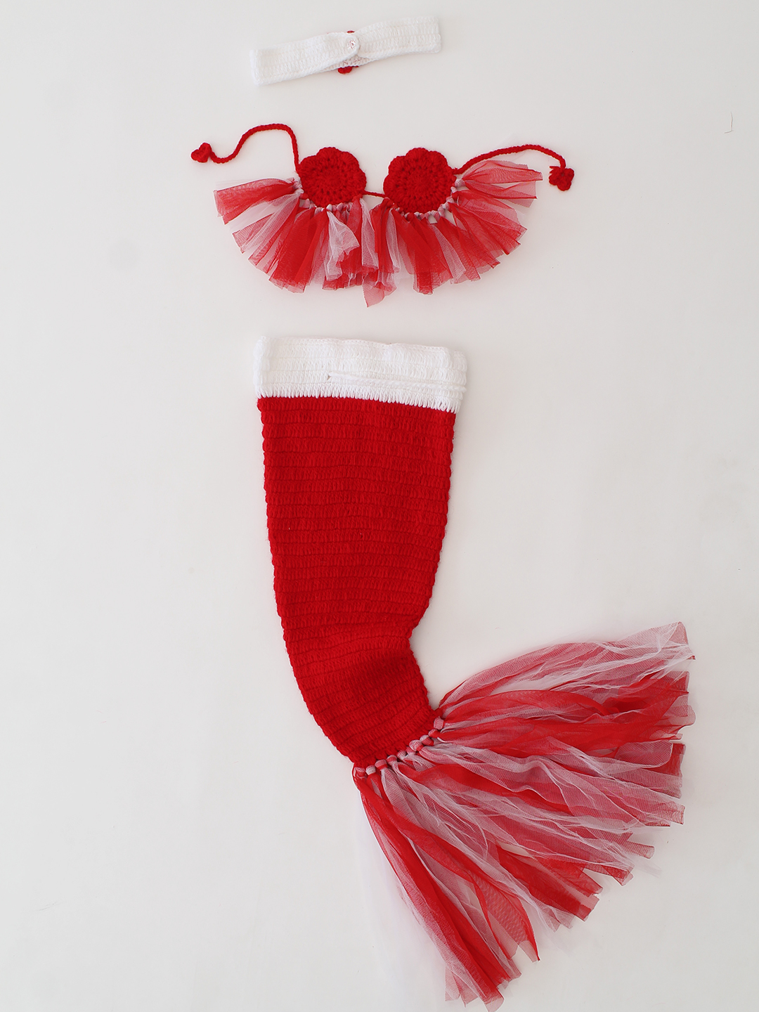 Mermaid Photoshoot Props - Red