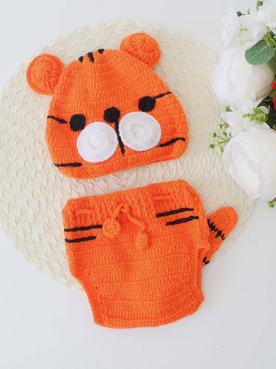 Baby Tiger Photography Costume - Orange