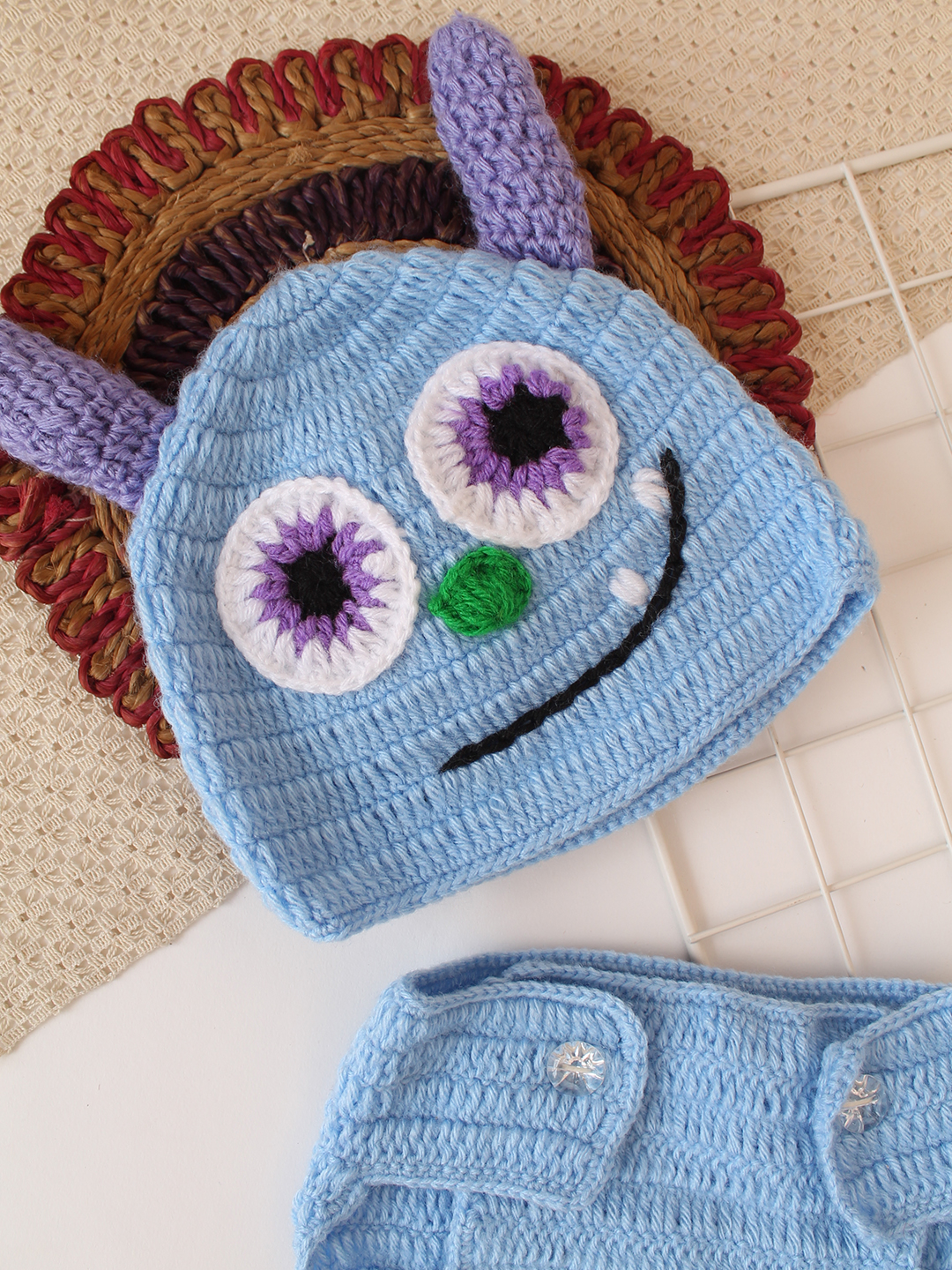 Devil Theme Baby Cosume - Blue