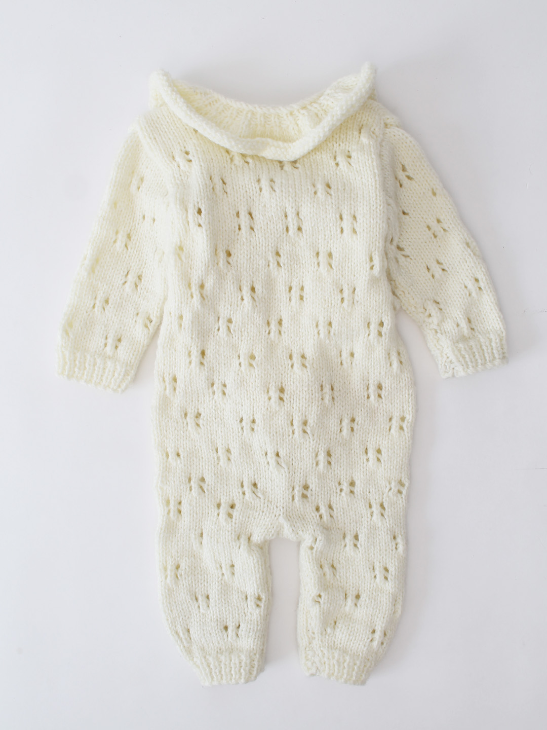 Frilled Jumpsuit - Cream