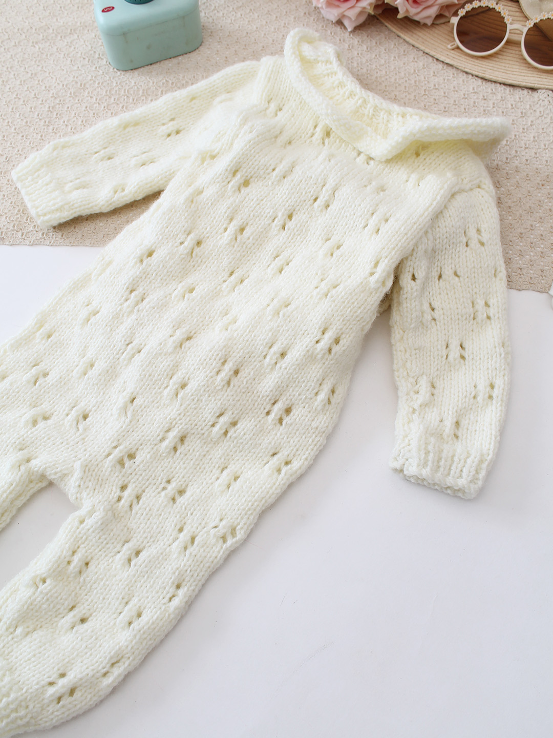 Frilled Jumpsuit - Cream