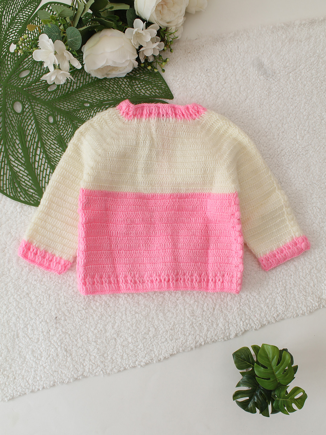 Duck Eyes Designed Cardigan - Pink
