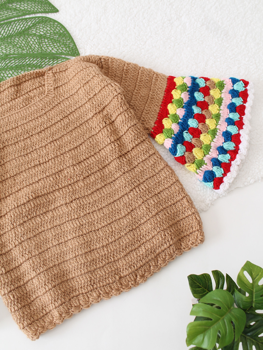 Flared Sleeve Pullover - Beige