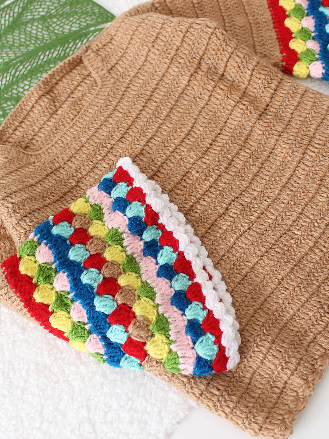 Flared Sleeve Pullover - Beige
