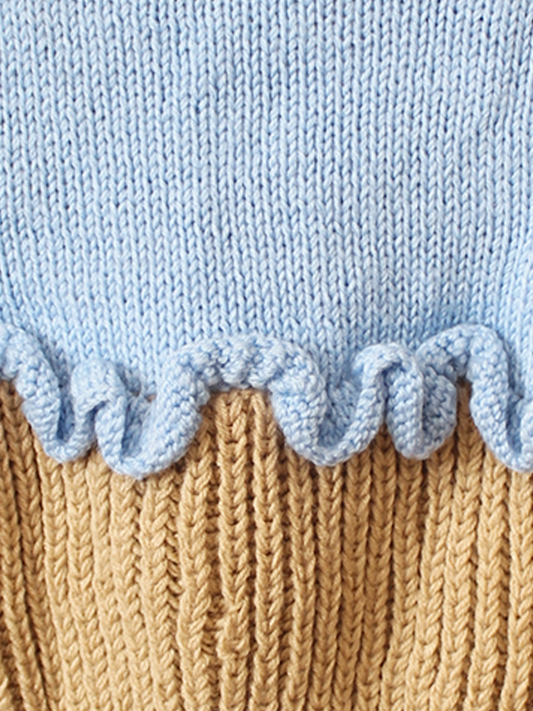 Handnitted Cupcake Sweater - Sky Blue