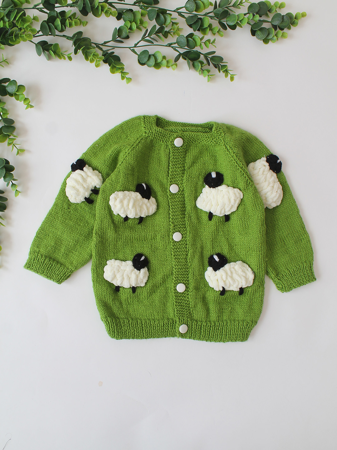 Sheep Applique Cardigan